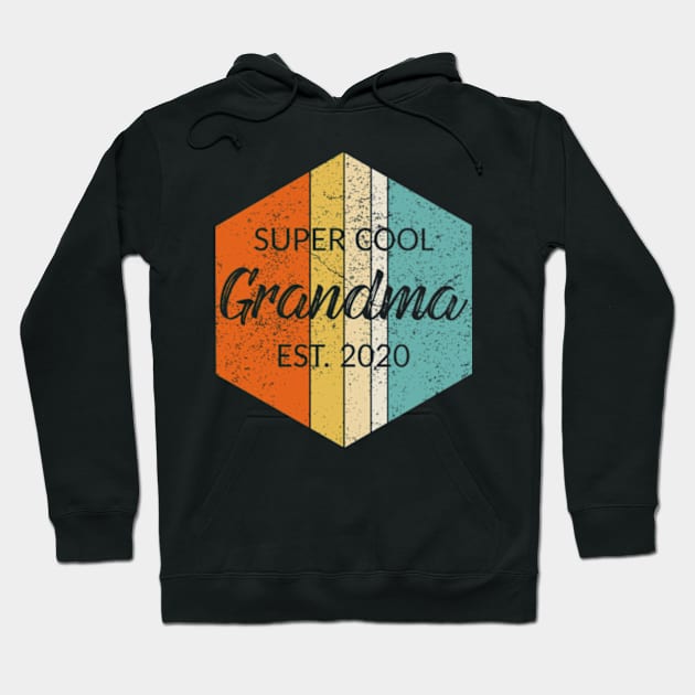 vintage grandma est 2020 gift Hoodie by MinyMerch